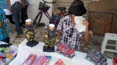 نابل : دمى اسامة بن لادن في اسواق على بعد امتار من مقر الولاية 