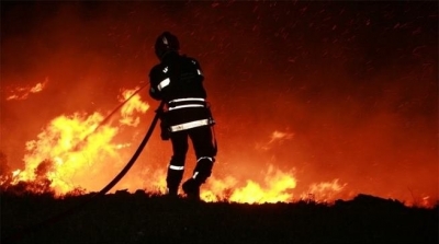 السيطرة على حريق في سوق الزهروني 