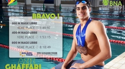 BNA Challenge Team : Le nageur Aziz Ghaffari réalise des surperformances au Golden Tour Nice 2018