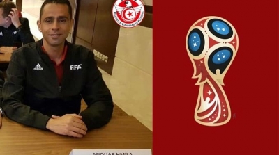 L’arbitre assistant tunisien Anouar Hmila retenu pour le Mondial 2018