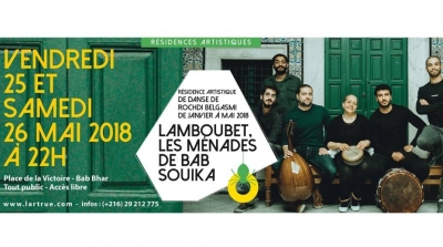 Spectacle 'Lamboubet' de Rochdi Belgasmi les 25 et 26 mai à la place de Bab Bhar