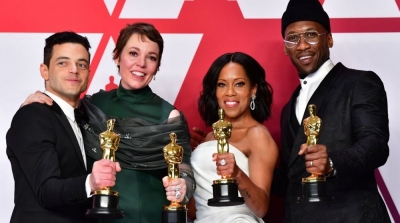 Oscars 2019:'Green Book', meilleur film, "Roma" et "Bohemian Rhapsody" récompensés 