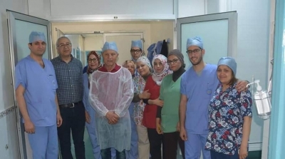 Ridha Charfeddine rend visite aux blessés de l'accident de Sebbala