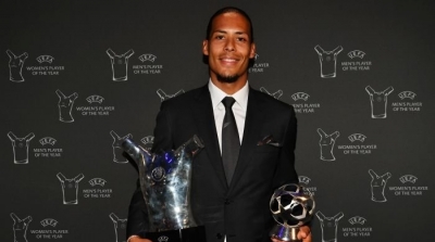 Virgil Van Dijk élu joueur européen de l'année