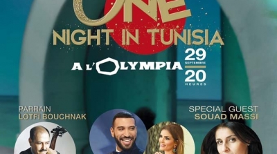 Spectacle 'One Night In Tunisia', le 29 septembre à l’Olympia