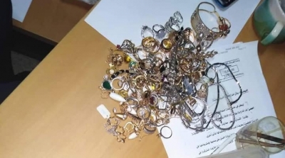 Des bijoux en or et diamant de contrebande saisis à Sfax 