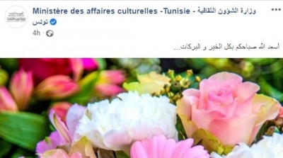 سخرية من منشور على صفحة وزارة الثقافة 