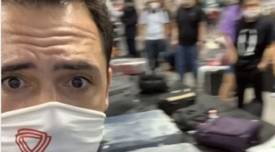 ظافر العابدين مستاء من حالة تردي مطار تونس قرطاج (فيديو)