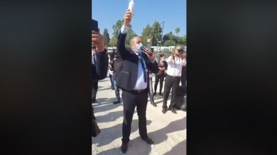 "سيب الليل" تحركات احتجاجية للفنانين أمام قصر قرطاج