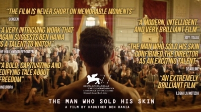 'الرجل الذي باع ظهره' يمثل تونس في جائزة الأوسكار