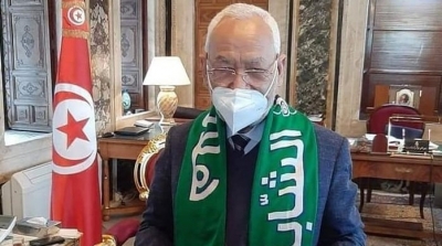 Rached Ghannouchi s'entretient avec Taoufik Mkacher