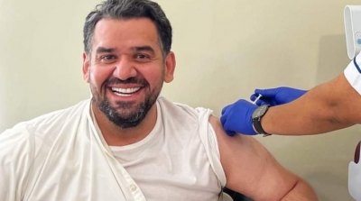 حسين الجسمى يتلقى لقاح كورونا