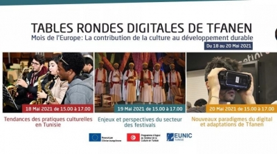 Tfanen-Tunisie Créative : Tables rondes digitales sur la contribution de la culture au développement durable