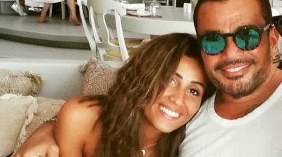 عمرو دياب يلمح إلى عودته لدينا الشربيني 