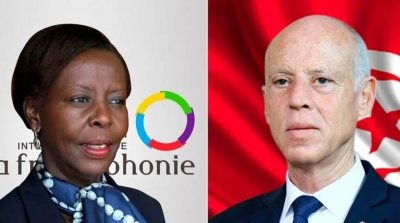 Entretien téléphonique entre Kais Saied et la présidente de l'OIF