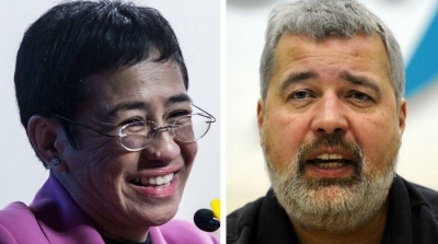 Le Nobel de la Paix décerné à deux journalistes