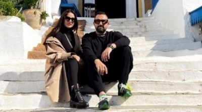 درة زروق رفقة زوجها في تونس (صور)